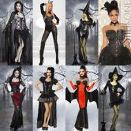 Costume vampire tentatrice leg avenue noir rouge sorcierediablevampire