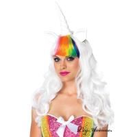 costumes costume 2 pieces licorne fantaisie blanc leg avenue xs