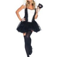 Costumes costume 2 pieces panda joueur noir blanc leg avenue xs