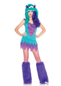 costumes costume 2 pieces petit monstre frankie multicolore leg avenue xs