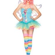 Costumes costume 3 pieces fee arc en ciel multicolore leg avenue small