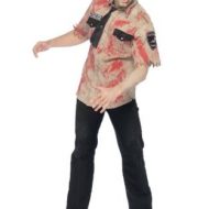 Costumes costume 3 pieces zombie officier de police us marron leg avenue ml