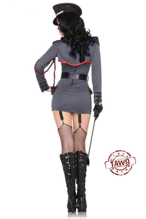 costumes costume 4 pieces mon general punitions gris leg avenue ml