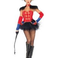 Costumes costume 4 pieces reine du cirque noir rouge leg avenue small