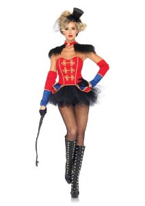 costumes costume 4 pieces reine du cirque noir rouge leg avenue small