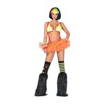 costumes haut bikini reversible jaune orange leg avenue taille unique