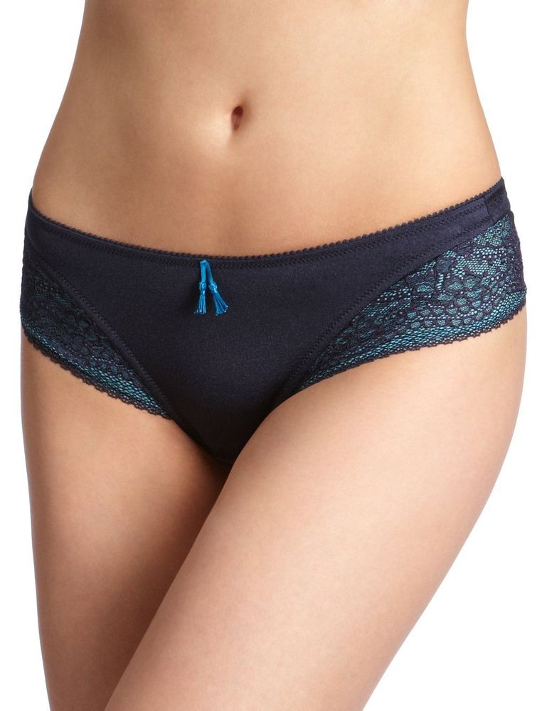 culotte femme ouverte lovely in blue thong