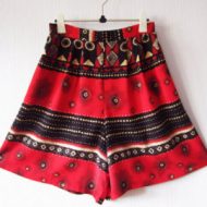 Culotte haute bomshell rouge