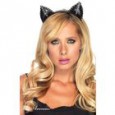 Diademe oreilles chat guepard leg avenue noir kit coiffure