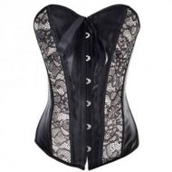 Ensemble top et string avec dentelle