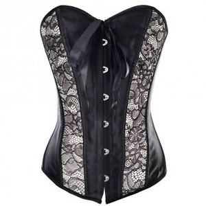 ensemble top et string avec dentelle