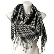 Foulard blanc et noir