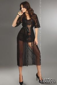 fuksja dressing gown peignoir livco corsetti livco large nuisettes noir