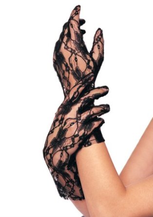 gants courts dentelle leg avenue noir gants et mitaines