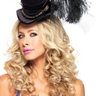 Haut de forme traditionnel leg avenue noir chapeaux