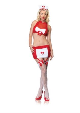 infirmiere sexy leg avenue blanc rouge costumes lingerie