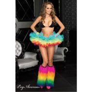 Jambieres arc en ciel leg avenue multicolore club wear