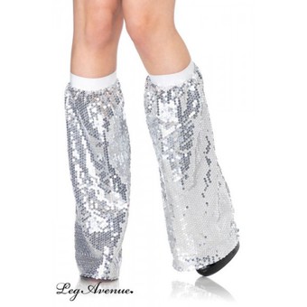 jambieres sequins leg avenue argent club wear