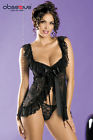 julia chemise obsessive lxl nuisettes noir