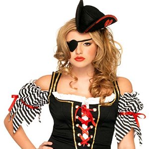 kit pirate leg avenue noir rouge chapeaux