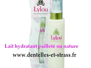 lait hydratant pour le corps nature ou paillette