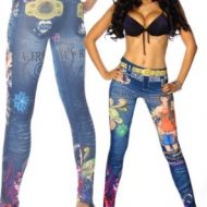 Legging fashion colore couleur jeans