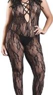 Lingerie combinaison resille ouverte gt noir leg avenue plus size