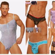 Lingerie en dentelle pour homme