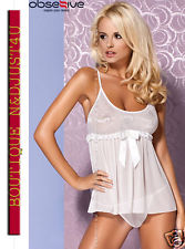 lovely babydoll thong obsessive sm nuisettes rose