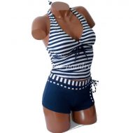 Maillot de bain femme tankini shorty