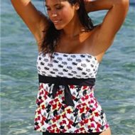 Maillot de bain tankini bustier