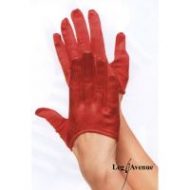 Mini gants leg avenue rouge gants et mitaines