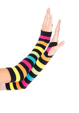 mitaines arc en ciel leg avenue multicolore gants et mitaines