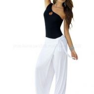 Pantalon sarouel avec ceinture cravate