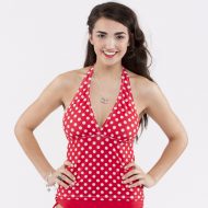 Polka dot tankini