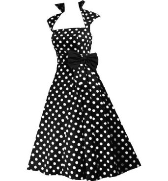 robe d ete a pois blancs