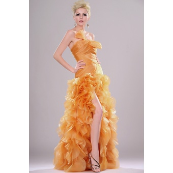 robe longue avant ouvert flamenco