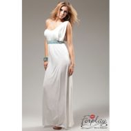 Robe style cleopatre forplay blanc robes longues