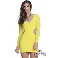 Robe sunni forplay forplay large robes courtes jaune