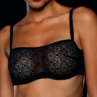 Soutien gorge bandeau dentelle