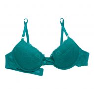 Soutien gorge dentelle vert push