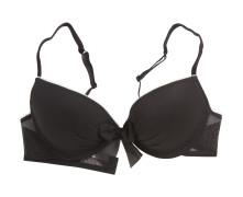 soutien gorge gel bra noir romance