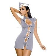 Stewardess obsessive gris costumes lingerie