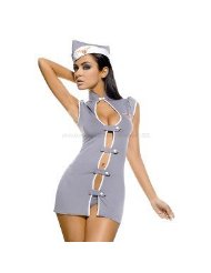 stewardess obsessive gris costumes lingerie