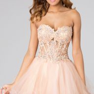 Strapless babydoll