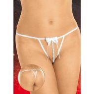 String femme ouvert 2356 blanc