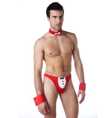 string homme rouge