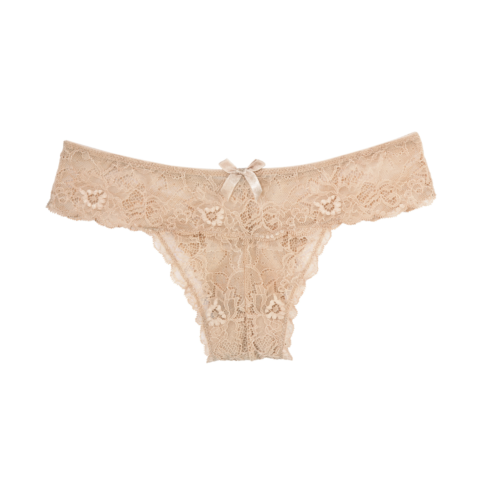 tanga dentelle peau