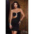 Tenues sexy robe tube jewel noir forplay large