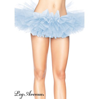 tutu organza leg avenue bleu pale club wear